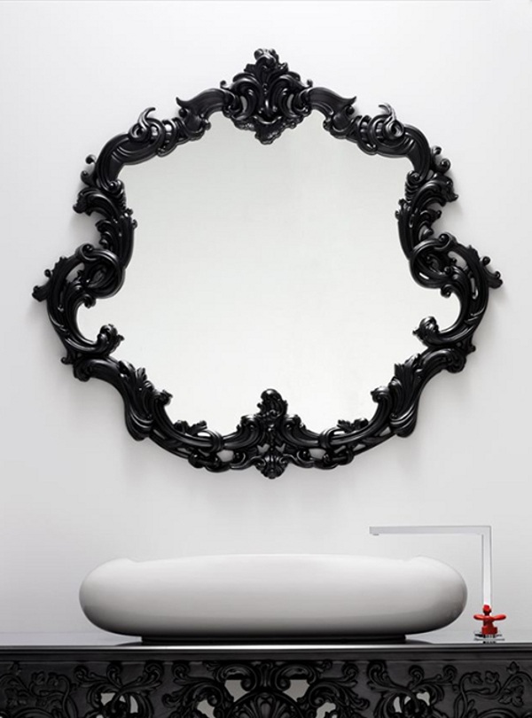 Spiegelrahmen Wanddeko-Badezimmer Ornamente-Bisazza Möbellinie