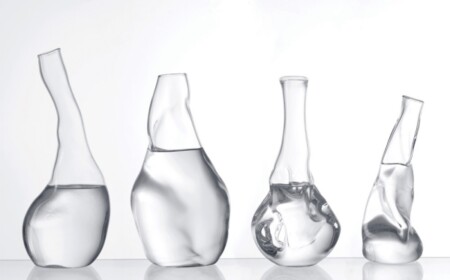 Transparente Karaffen-Glas filigran geformt Design-Waren