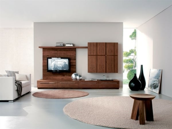 moderne Holz Möbel Fernsehr Schrank Sofa weiß
