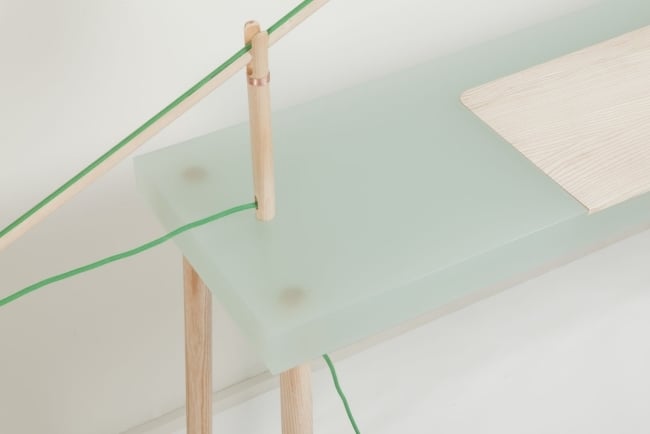 Writing Table-Schreibtisch Roel-Huisman-Design Tischleuchte modern