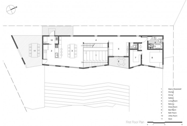 modernes einfamilienhaus zweite etage grundriss plan