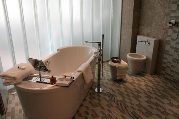 mosaikfliesen braun badezimmer design ideen im interieur
