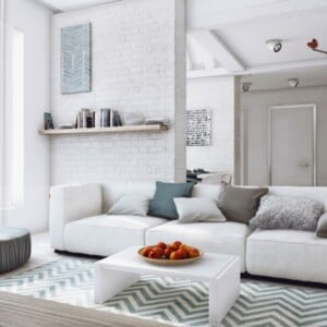 wohnzimmer-sofakissen-moderne-loftwohnung-minimalistisch-design