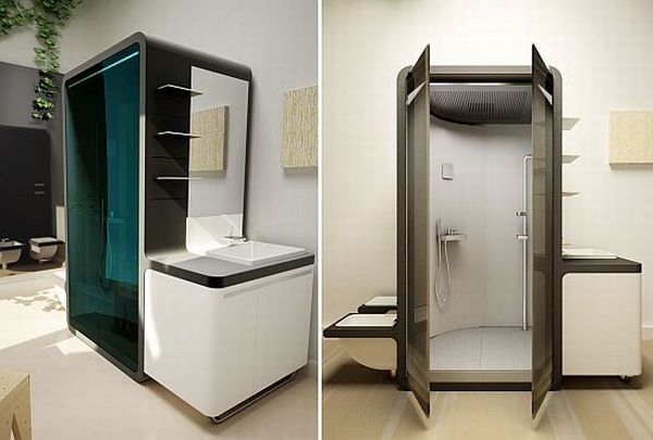 Aquabox duschkabine Massimo Brugnera nachhaltigkeit im bad