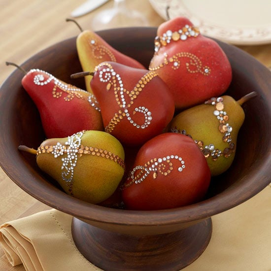 Verzieren Obstschale-Servieren Weihnachten Bastelideen Früchte