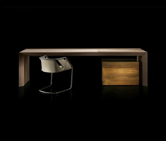 Büromöbel Holz Schreibtisch-Design Aufbewahrung-system schublade front stahl