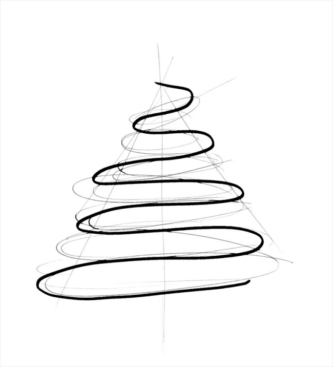 Design-Entwurf stilisierter-tannenbaum Idee Teresa-Sapey