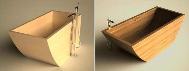 Design-freistehende Badewanne-opulent Formensprache Armatur stahl