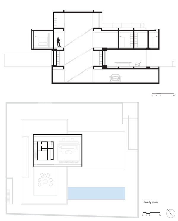 Architektur Bauplan Stockwerke Raumverteilung