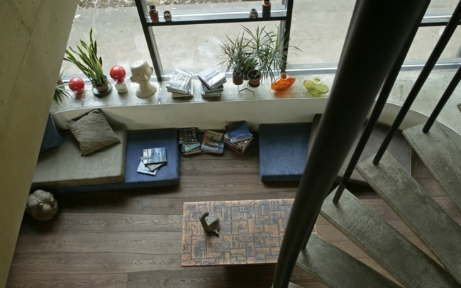 Esche Wohnzimmer einrichten schöne Idee Sitzecke Design