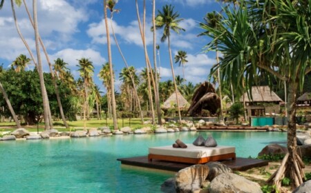 Exotische Ferienorte Reisen Paradies Fidschi-Pazifik Laucala-Insel Resort