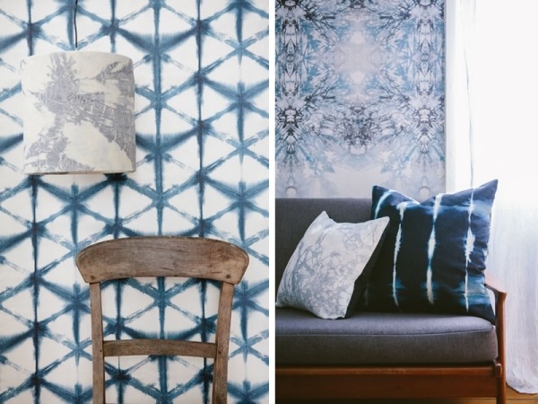 geometrische Muster Motive Tapeten Design-Textilkunst Techniken