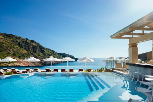 Griechenland Hotels-Pool Top Reiseziele Sommer Bar Daios-Cove Luxus-Resort