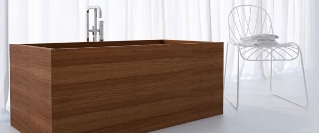 Holz-Badewanne Design-Unique Wood-minimalistisches Einrichtung