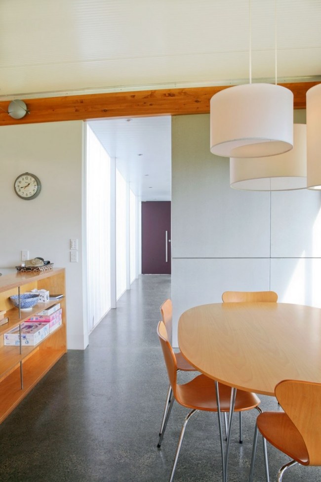 Innendesign Modernes-Haus Holzfurniere-Esszimmermöbel-Retro Hauch