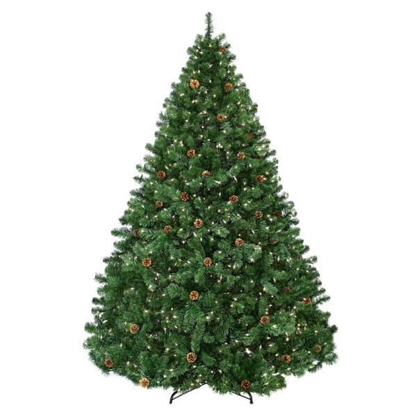 Kunsttanne grün Weihnachten Dekoration Tannenzapfen-Dekorativer baum