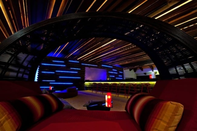Luxus-Ferien Resort-Heimkino Villa-modern Malediven Licht Gestaltung Einrichtung