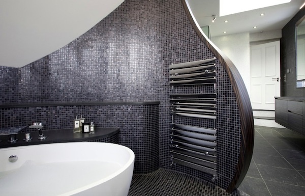 Badezimmer Design Ausstattung Mosaikfliesen-Handtuch Wärmer Halter-Stange