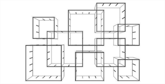 Modul Würfelregal-Gestaltung Trends Wandregal System-Muster Florian-Groß