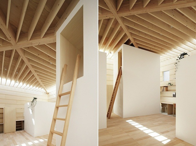 Raumverteilung kleine Zimmer Architektenhaus
