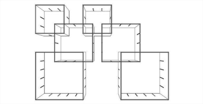 Praktische Box Ablagefläche Stauraum-Würfelformig robust-Platte Steck system