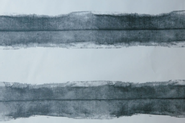 Shibori-Kunst Textil Tapete Design Trends grau waagerechte-Motive
