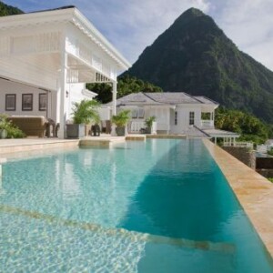 St-Lucia Residenz Luxus Villa Sugar Beach Aussicht Top Hotel Pools