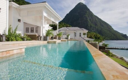 St-Lucia Residenz Luxus Villa Sugar Beach Aussicht Top Hotel Pools