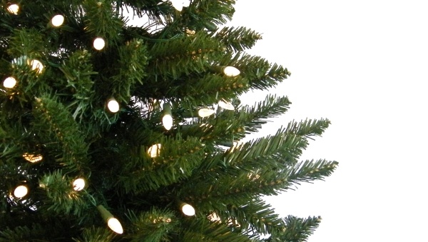 Tannenbaum Lichter Scmücken sparend Dekoideen-Weihnachten 