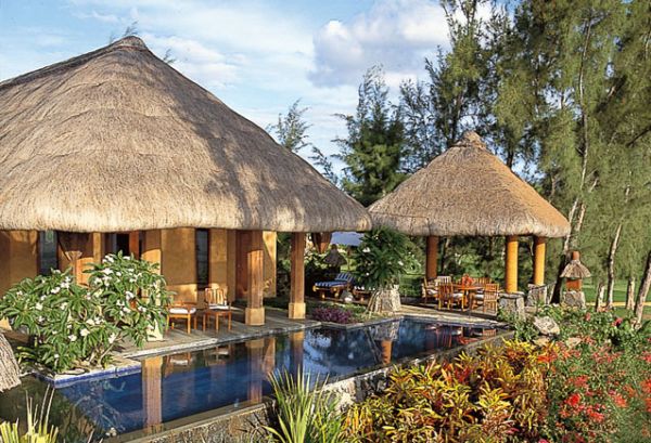 Villa Suiten Meerblick pool Deck Oberoi-Mauritius Luxus-Resort
