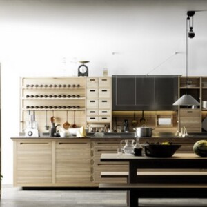 Valcucine Produkte-Katalog Küchen Design-Sine Tempore-Ulmenholz nachhaltig