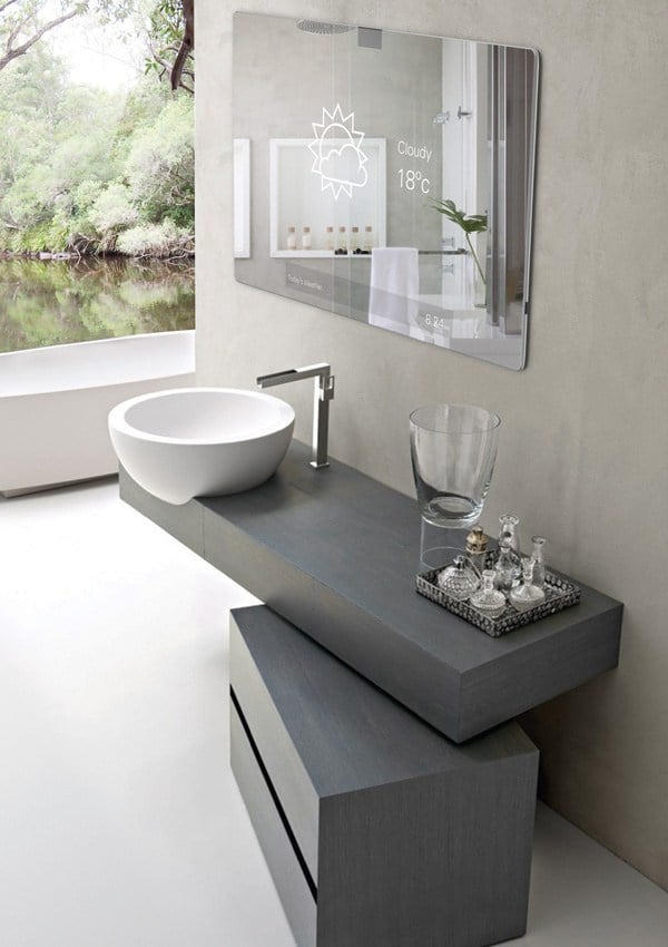 badezimmer spiegel trendig hightech produkt design inovativ