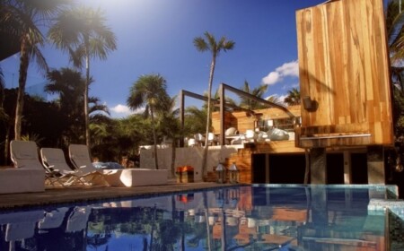 luxus ferienhaus be tulum karibikküste pool dekoelement exotisch