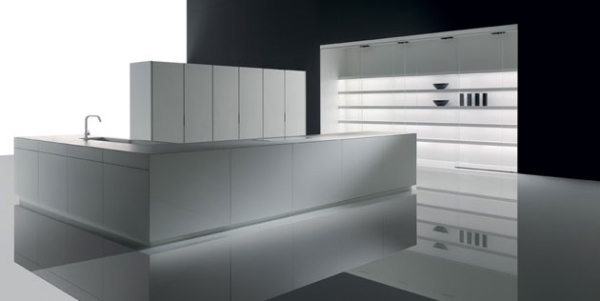 weiß küche möbel minimalismus trendig edle stoffe design