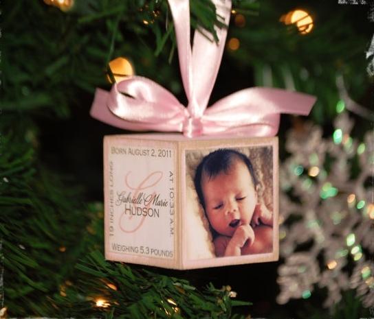 erste weihnachten mit baby holz würwel baby foto ornament