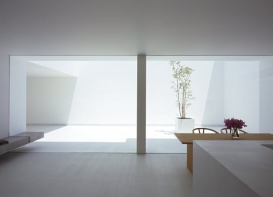 esszimmer wandverglasung trendig einrichtung akzente minimalismus