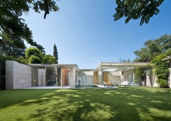 heim natur grün landschaft innendesign ideen glasfassade ausblick architektur