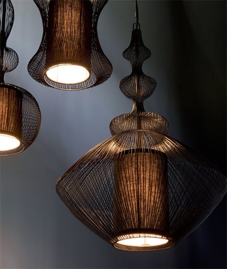 hängeleuchten opium lampenschirm metall forestier frankreich