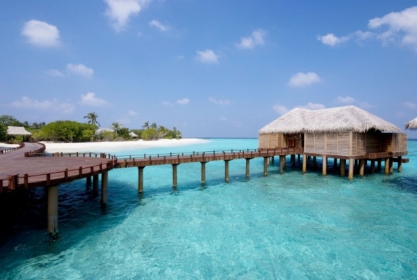malediven kleine ferienhäuser exotisch architektur wasser spannend
