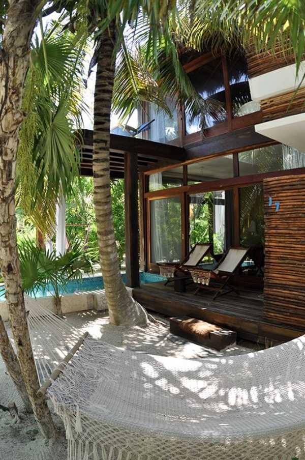 ferienhotel luxuriös riviera maya außendesign trendig architektur