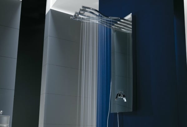 moderner duschkopf Gattoni rami skulptural