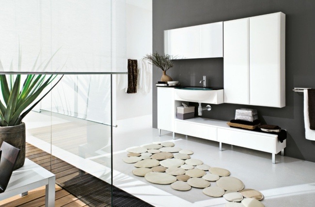 Badezimmer minimalistisch Tendenzen 2014 Ideen