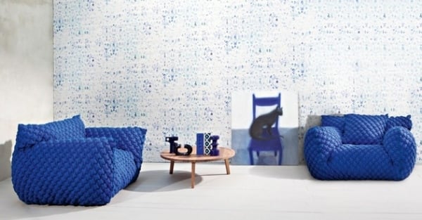 wohnzimmer einrichtung polstermöbel sofa design trendig italienisch