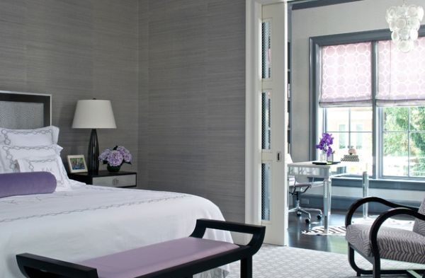 schlafzimmer modern farbkombinationen vorschläge innendesign dekoakzente weiß graunuancen schiefergrau wirkungsvoll