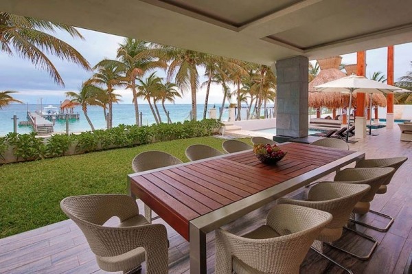 sitzgelegenheiten outdoor terasse blick strand luxus entspannung trendig exotisch