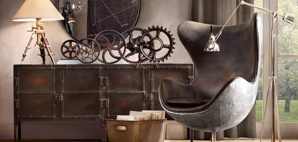 steampunk stil design trendig deko elemente wohnideen