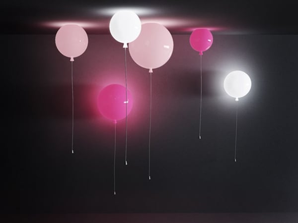 Wand- und Deckenleuchten design rosa brokis luftballoons