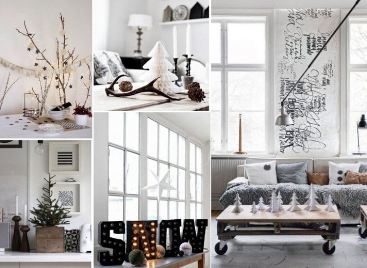 weihnachtsdeko-ideen-schwarz-weiss-minimalistisch-skandinavisch-ornamente