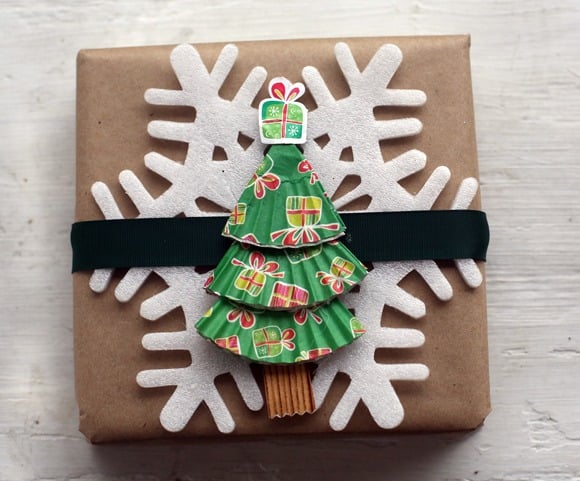 weihnachtsgeschenke kreativ verzieren ideen cupcakeförmchen