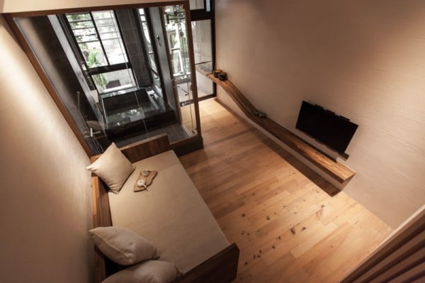 haus innendesign trendig architektur japanisch sofa dekoelemente
